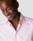 Eton Rich Cotton Signature Twill Uni Cutaway Collar Overhemd Roze