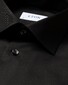 Eton Rich Cotton Signature Twill Uni Cutaway Collar Overhemd Zwart