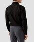 Eton Rich Cotton Signature Twill Uni Cutaway Collar Overhemd Zwart