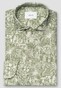 Eton Rich Style Fantasy Pattern Linnen Overhemd Groen