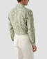 Eton Rich Style Fantasy Pattern Linnen Overhemd Groen