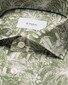 Eton Rich Style Fantasy Pattern Linnen Overhemd Groen