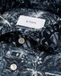 Eton Rich Style Fantasy Pattern Linnen Overhemd Navy