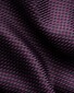 Eton Rich Texture Houndstooth King Twill Overhemd Donker Paars