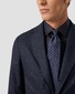 Eton Rich Texture Houndstooth King Twill Overhemd Zwart
