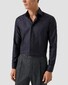 Eton Rich Texture Houndstooth King Twill Overhemd Zwart