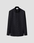 Eton Rich Texture Houndstooth King Twill Overhemd Zwart