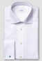 Eton Rich Texture Twill French Cuffs Cutaway Collar Overhemd Wit