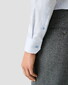 Eton Semi Solid Fine Texture Twill Shirt Blue