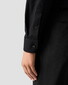 Eton Semi Solid Luxury Supima 120 Piqué Overhemd Zwart