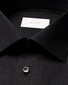 Eton Semi Solid Luxury Supima 120 Piqué Overhemd Zwart