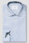 Eton Siganture Twill Subtle Fantasy Paisley Contrast Fabric Overhemd Licht Blauw
