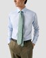Eton Siganture Twill Subtle Fantasy Paisley Contrast Fabric Overhemd Licht Blauw