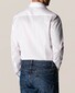 Eton Signature Poplin Uni Mushroom Detail Overhemd Wit
