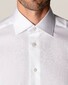 Eton Signature Poplin Uni Mushroom Detail Overhemd Wit