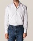Eton Signature Poplin Uni Mushroom Detail Overhemd Wit