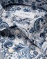 Eton Signature Twill Allover Fantasy Pattern Overhemd Blauw-Wit