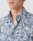 Eton Signature Twill Allover Fantasy Pattern Overhemd Blauw-Wit