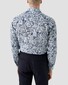 Eton Signature Twill Allover Fantasy Pattern Overhemd Blauw-Wit
