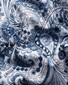 Eton Signature Twill Allover Fantasy Pattern Overhemd Blauw-Wit
