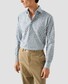 Eton Signature Twill Allover Mini Fantasy Parrot Pattern Overhemd Licht Blauw