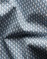 Eton Signature Twill Allover Mini Fantasy Parrot Pattern Overhemd Licht Blauw