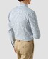 Eton Signature Twill Allover Mini Fantasy Parrot Pattern Overhemd Licht Blauw