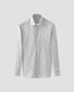 Eton Signature Twill Fine Geometric Pattern Overhemd Licht Blauw