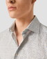 Eton Signature Twill Fine Geometric Pattern Overhemd Licht Blauw