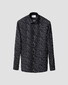 Eton Signature Twill Floral Pattern Overhemd Navy-Bruin