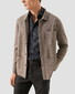 Eton Signature Twill Floral Pattern Overhemd Navy-Bruin