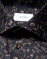 Eton Signature Twill Floral Pattern Overhemd Navy-Bruin