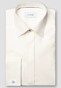 Eton Signature Twill Tuxedo Shirt French Cuffs Hidden Button Placket Overhemd Dark Off White