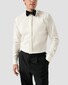 Eton Signature Twill Tuxedo Shirt French Cuffs Hidden Button Placket Overhemd Dark Off White