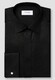 Eton Signature Twill Tuxedo Shirt French Cuffs Hidden Button Placket Overhemd Zwart