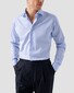 Eton Signature Twill Uni Cutaway Overhemd Licht Blauw