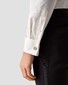 Eton Signature Twill Uni French Cuff Hidden Button Placket Overhemd Off White
