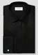 Eton Signature Twill Uni French Cuff Hidden Button Placket Overhemd Zwart