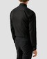 Eton Signature Twill Uni French Cuff Hidden Button Placket Overhemd Zwart