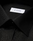 Eton Signature Twill Uni French Cuff Hidden Button Placket Overhemd Zwart