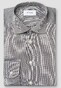Eton Slim Cutaway Pinpoint Oxford Overhemd Zwart