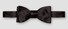 Eton Slim Uni Color Satin Weave Silk Ready Tied Strikje Zwart