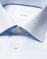 Eton Smooth Fine Twill Organic Extra Long Staple Cotton Shirt Light Blue