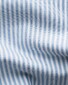 Eton Soft Cotton Tencel Stripe Pattern Overhemd Licht Blauw