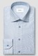 Eton Soft Cotton Tencel Stripe Pattern Overhemd Licht Blauw