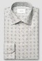Eton Soft Touch Cotton Tencel Medallion Motif Overhemd Lichtblauw-Multi