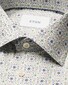 Eton Soft Touch Cotton Tencel Medallion Motif Overhemd Lichtblauw-Multi