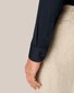 Eton Soft Uni Four-Way Stretch Overhemd Navy