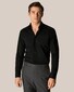Eton Soft Uni Four-Way Stretch Overhemd Zwart