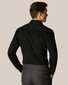 Eton Soft Uni Four-Way Stretch Overhemd Zwart